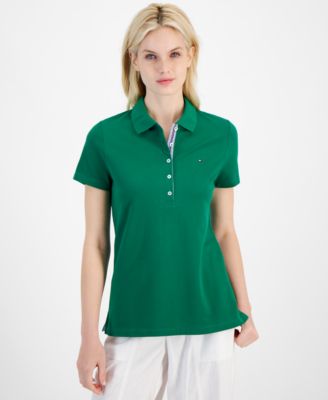 Tommy Hilfiger - Women's Solid-Color Signature Polo Top