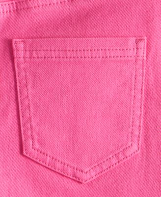 Little & Big Girls Twill Patch-Pocket Shorts, Exclusively at Macy's 