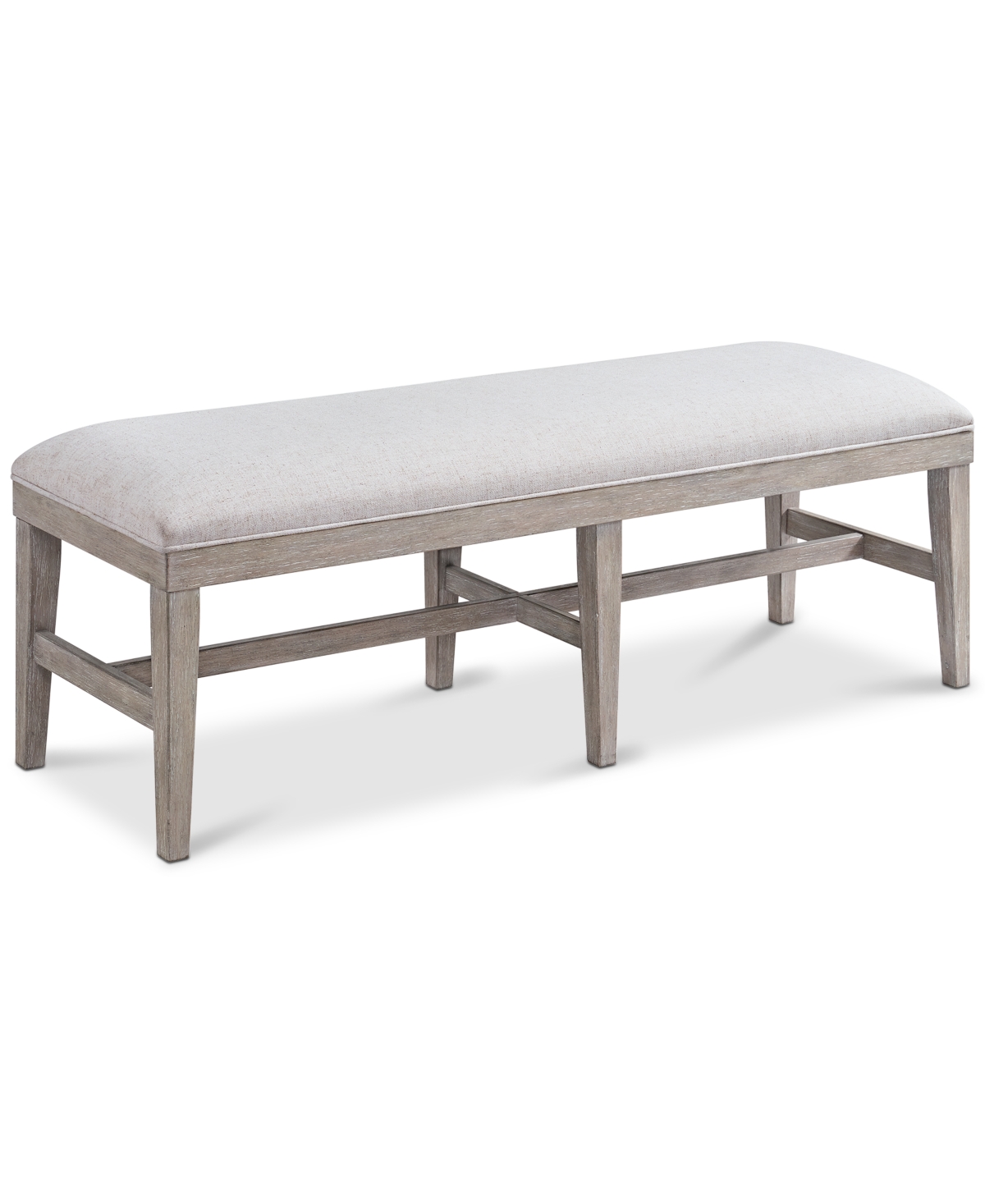 Macy's Sadie Dining Bench, Created For  In Gray