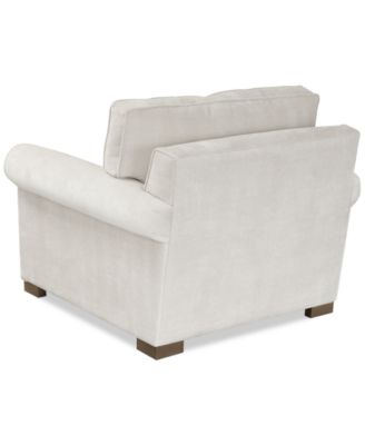 Marlyann Fabric Roll Arm Accent Chair, Exclusively at Macy's