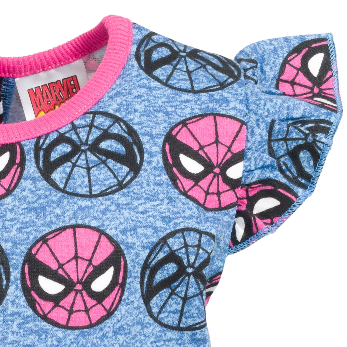 Avengers Girls Spider-Man French Terry Romper to