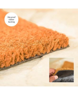 16 x 28 Inches Welcome-ish Door Mat | Non-Slip Rubber Backing | Dirt catching Natural Coir | Indoor and Outdoor Home Decor