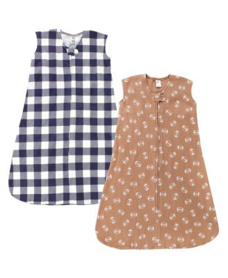 Baby Boys Hudson Cozy Sleeveless Thermal Wearable Blankets 2-Piece Set