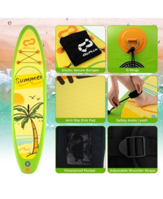 Small Inflatable SUP Board, Portable Paddle Board with 5D rings Stand Up Paddle Board for Youth & Adult