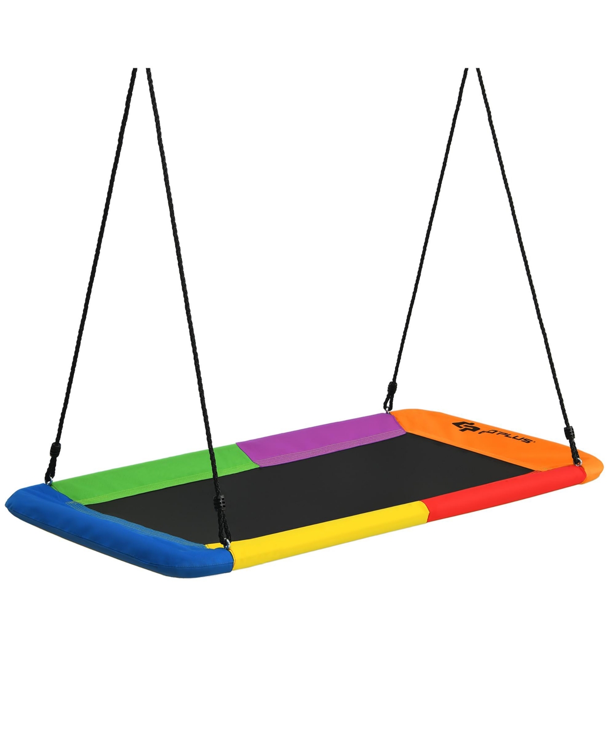 Costway Giant 60'' Platform Tree Swing Outdoor w/ 2 Hanging Straps