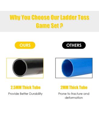 Ladder Ball Toss Game Bolas Score Tracker Carrying Bag