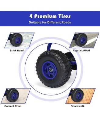 4 Wheel Pedal Powered Ride On Car with Adjustable Seat