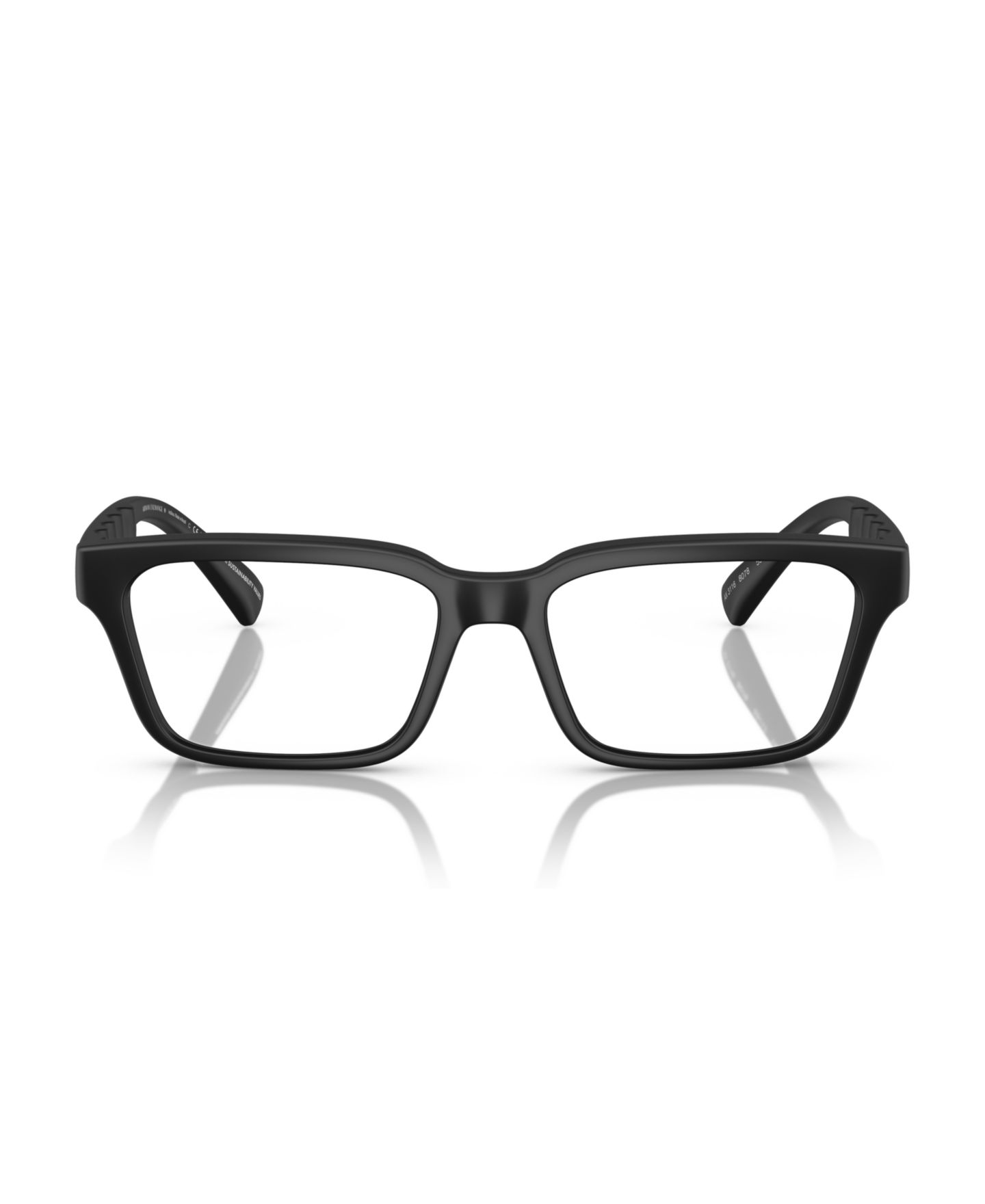 Мужские очки Armani Exchange Man Rectangle Plastic AX3116 Eyeglasses, цвет: Блестящий прозрачный — фото 7