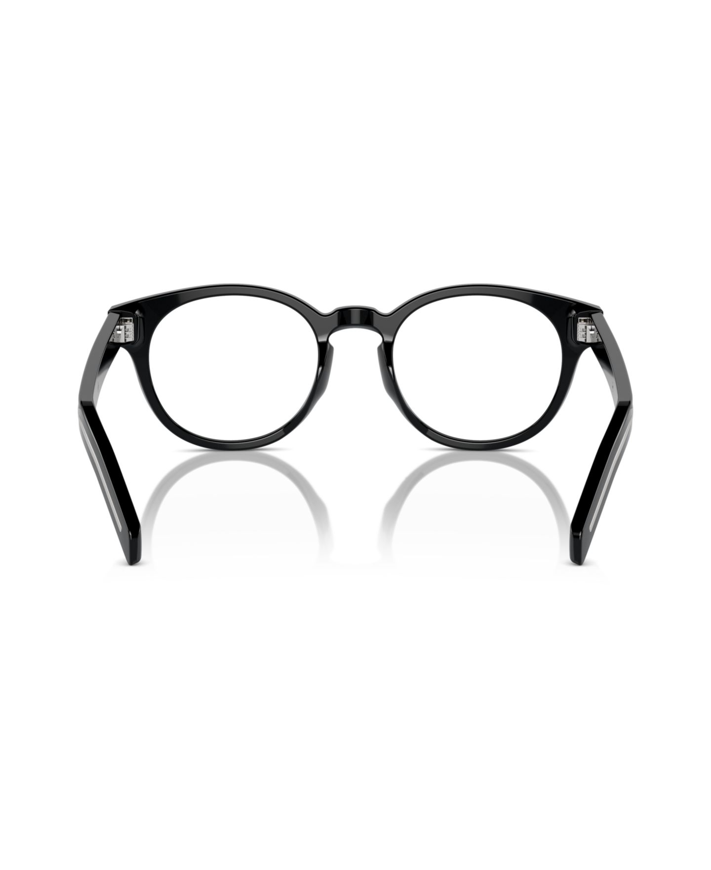 Мужские очки PRADA Man Panthos Plastic PR A14V Eyeglasses, цвет: Чёрный — фото 4