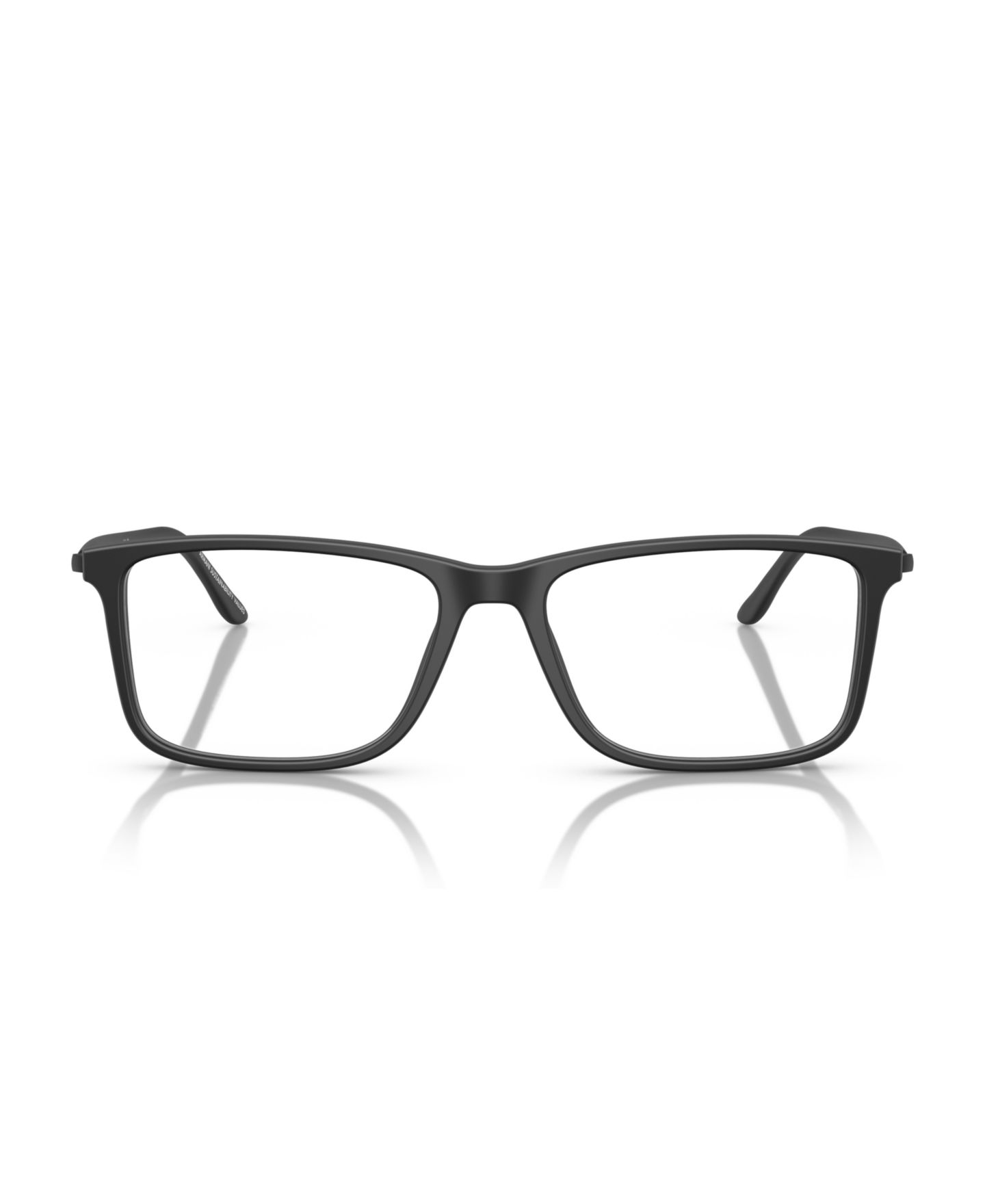 Мужские очки Giorgio Armani Man Rectangle Plastic AR7261 Eyeglasses, цвет: Матовый чёрный — фото 2