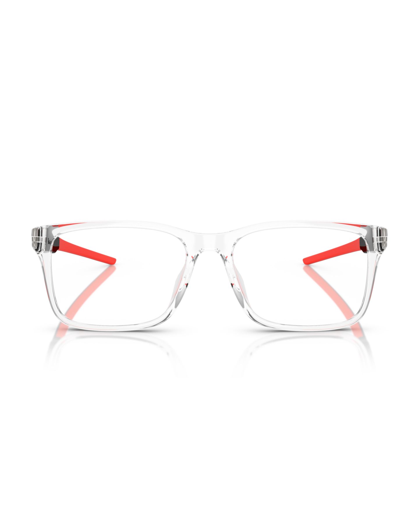 Мужские очки Scuderia Ferrari Man Square Plastic FZ8010U Eyeglasses, цвет: Прозрачный — фото 2
