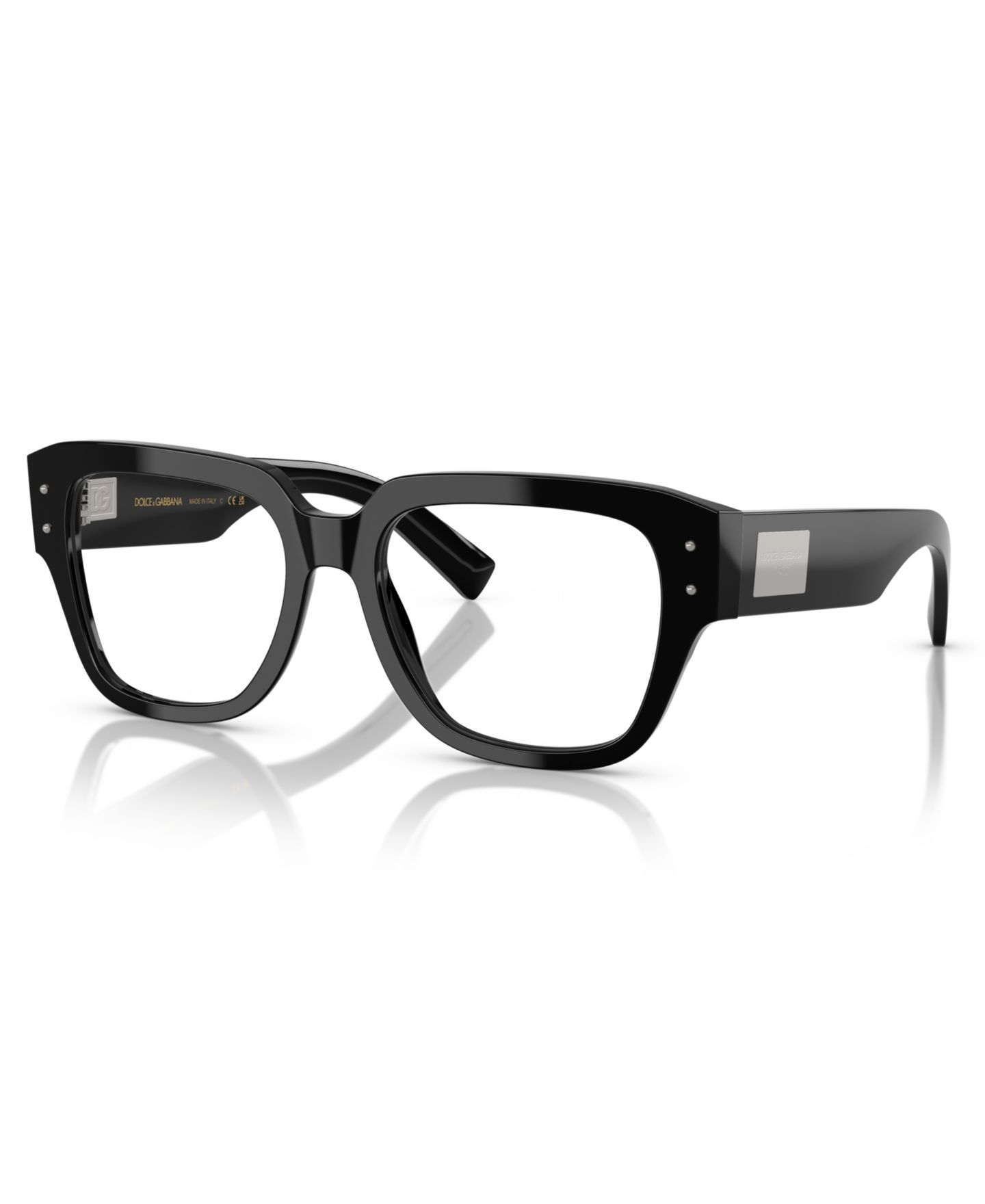 Мужские очки Dolce&Gabbana Man Square Plastic DG3405 Eyeglasses, цвет: Чёрный — фото 1