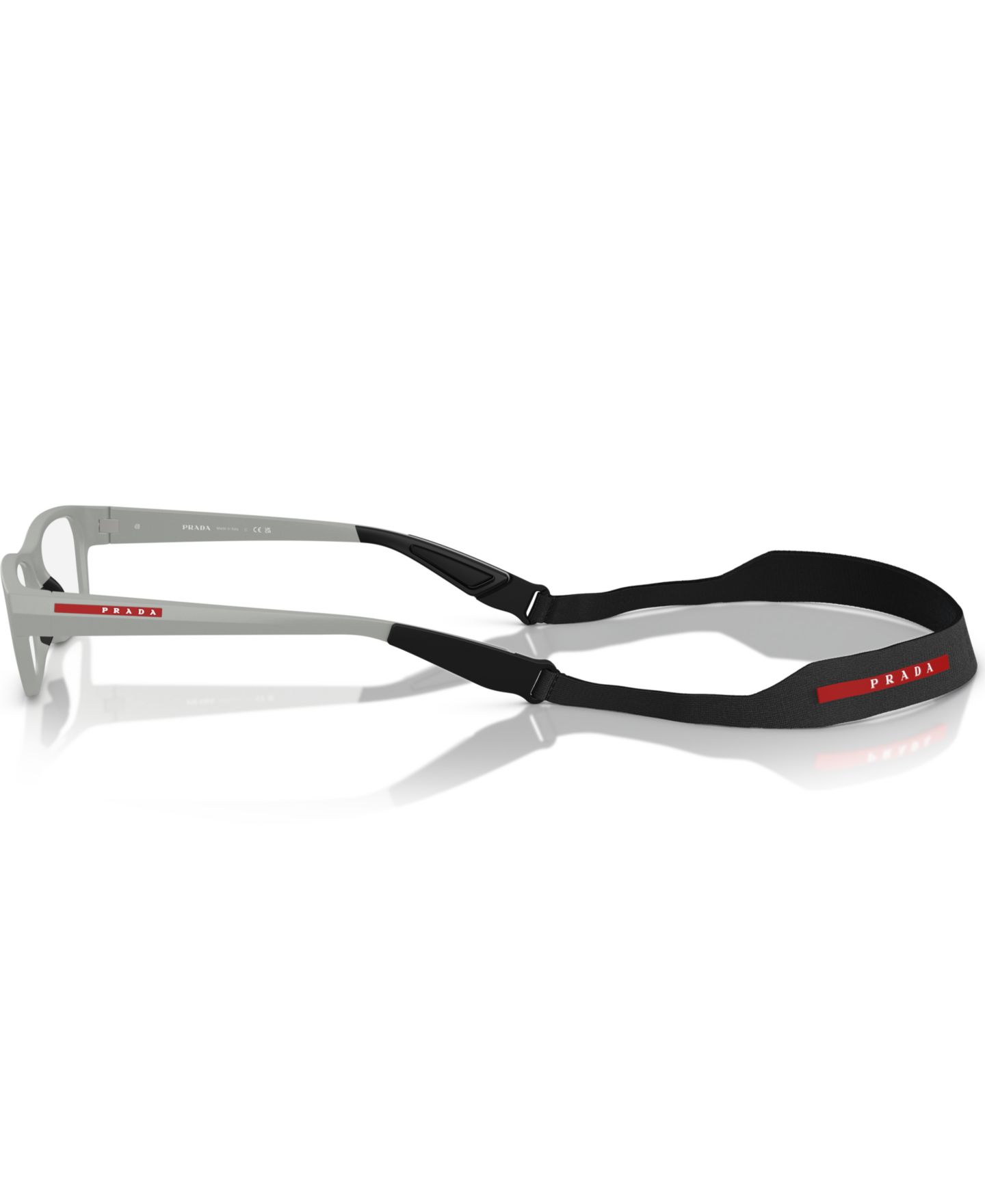 Мужские очки PRADA LINEA ROSSA Man Pillow Plastic PS 03RV Eyeglasses, цвет: Матовый чёрный — фото 9