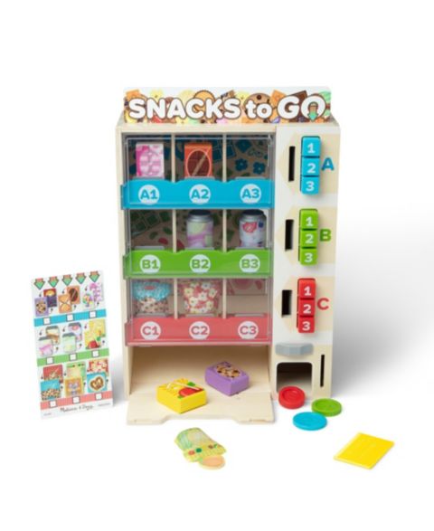Детская игрушка Melissa and Doug Sort, Stock & Select Wooden Vending Machine Playset, цвет: Разноцветный