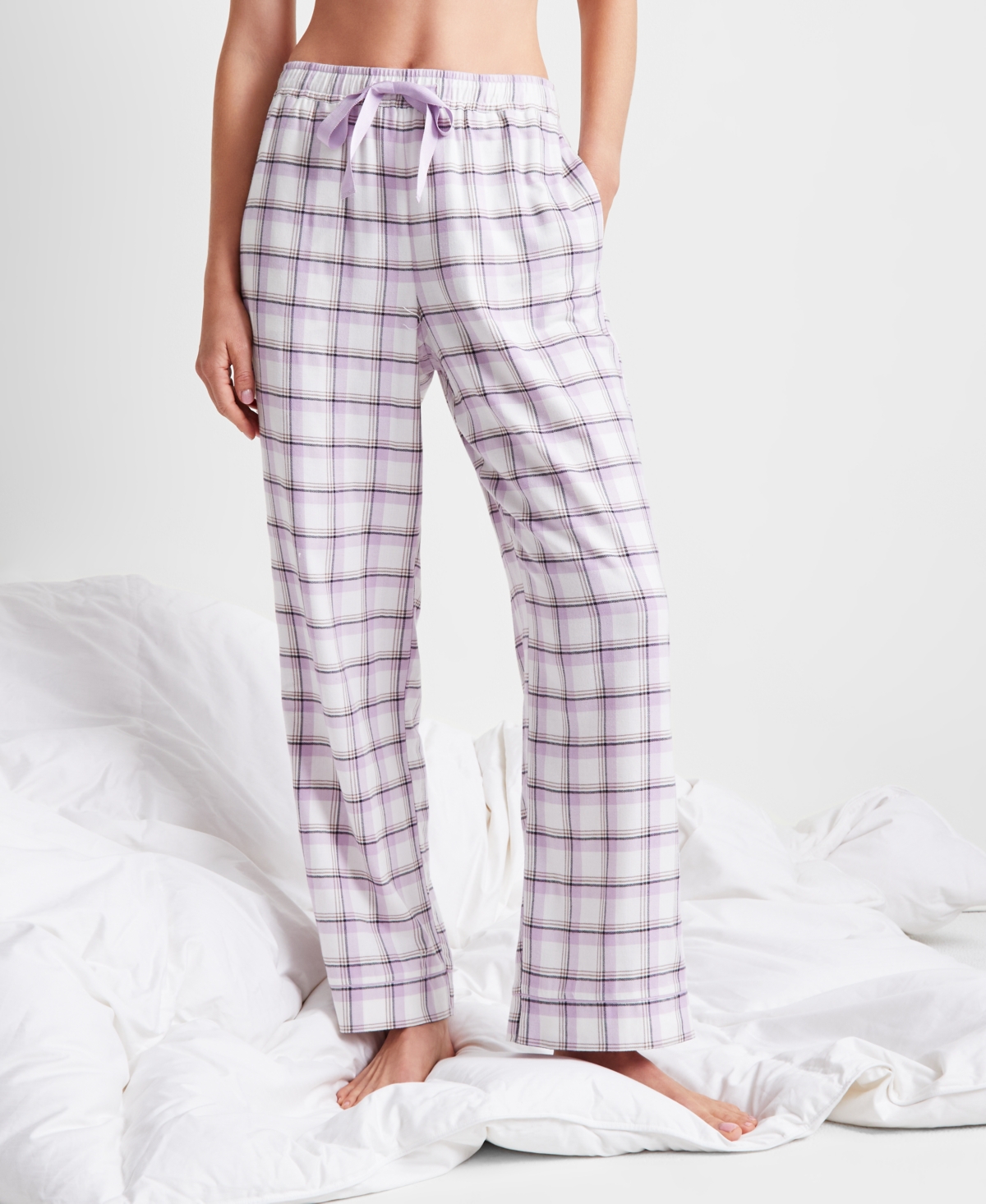 State Of Day Women's Plaid Flannel Pajama Pants Xs-3x, Created For Macy's In Sunday Plaid