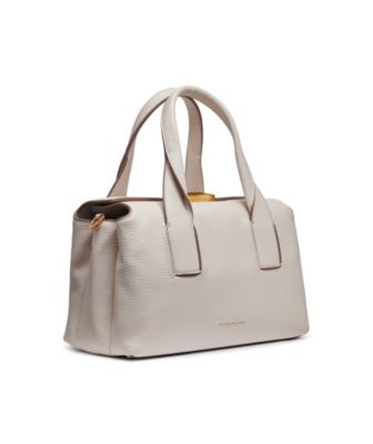 Amagansett Soft-Rolled Leather Satchel with Sculpted Magnet Closure