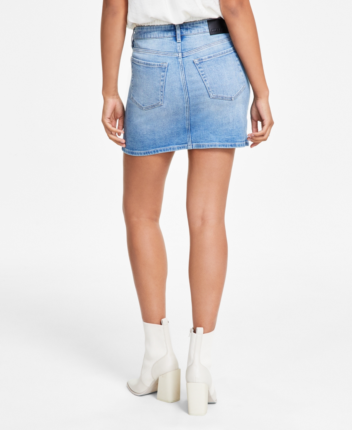 Dkny Jeans Women's Denim Mini Skirt - JSZ - MILLSTONE