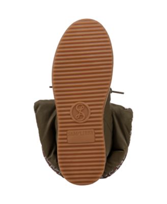 Women's Cruz Fold Over Puffer Cold Weather Booties