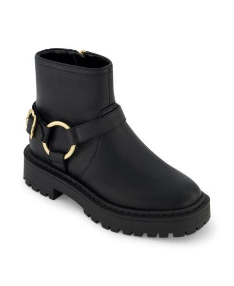 Ботинки Sam Edelman Lucianna Marie Moto Boot для девочек, цвет: Чёрный