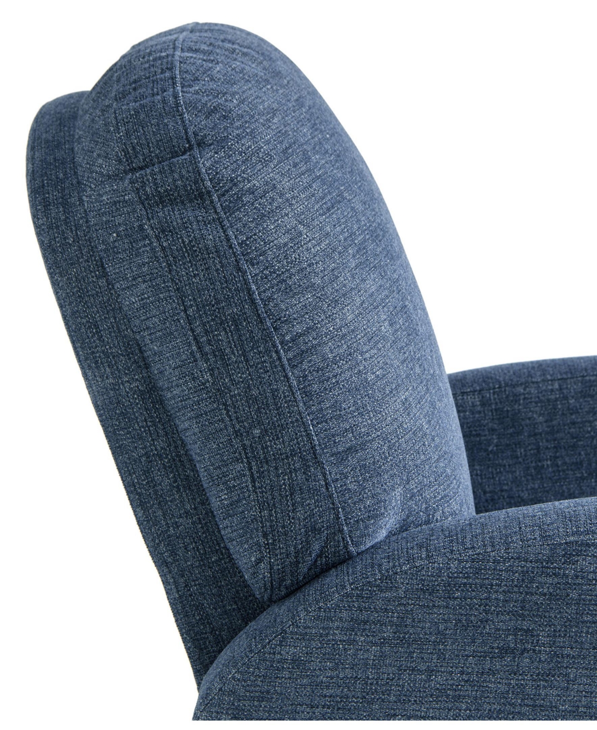 Relax A Lounger 31.9"w Polyester Phoenix Swivel Rocker Recliner In Blue