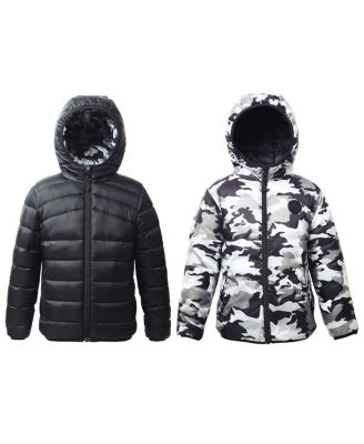 Boys Reversible Lightweight Puffer Jacket