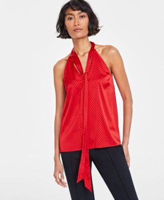 トップス melt the lady tie neck ribbon sleeveless Melt the lady tie neck ribbon sleevelessの通販 by M｜ラクマ