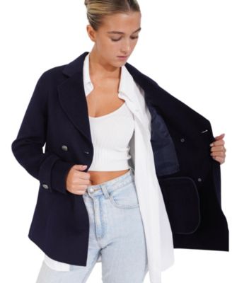 Women's Forget You Military Peacoat