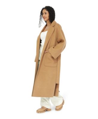 Women's Wide Awake Split Hem Overcoat