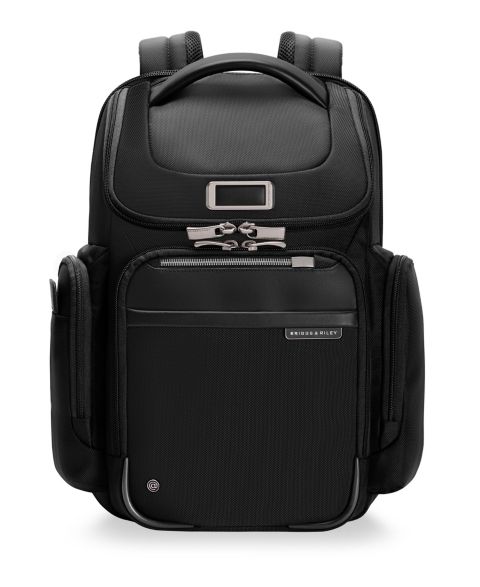 Рюкзак Briggs & Riley Work 2.0 Medium 17" Widemouth, цвет: Чёрный