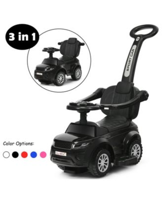 3 In 1 Ride on Push Car Toddler Stroller Sliding Car with Music