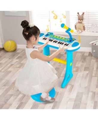 31-Key Kids Piano Keyboard Toy with Microphone and Multiple Sounds for Age 3+