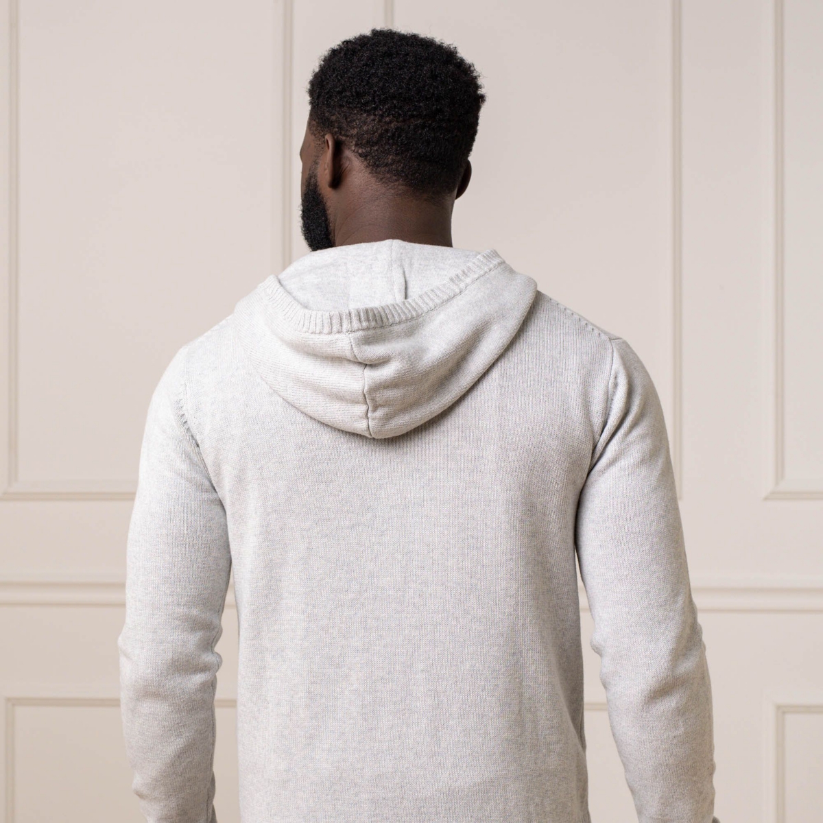Hope & Henry Men's Organic Long Sleeve Henley Sweater Hoodie