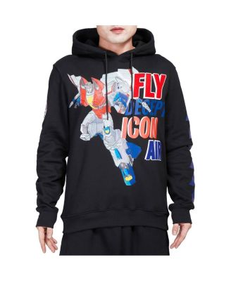 Men's and Women's Black Transformers Decepticon Air Pullover Hoodie