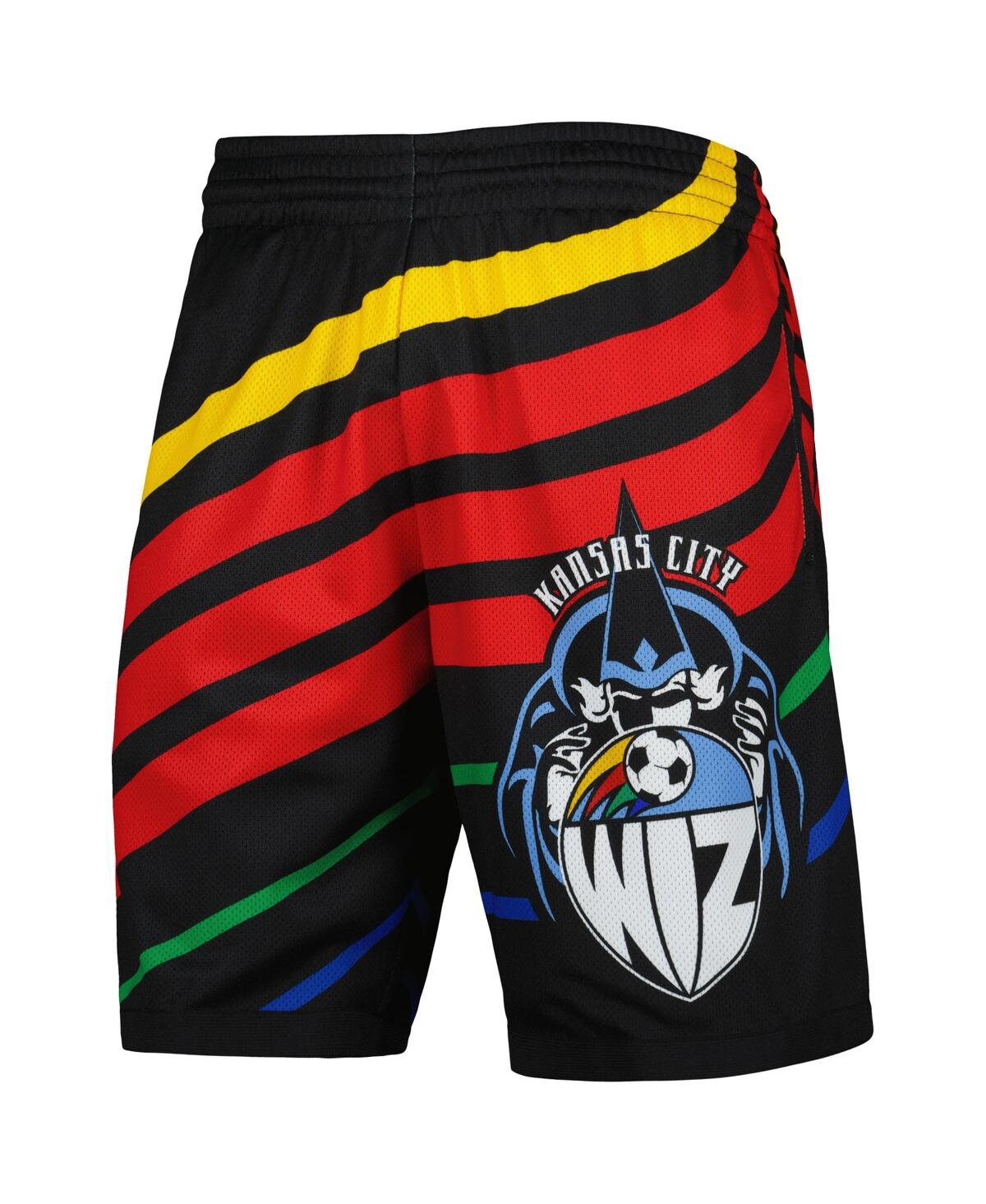 Mitchell & Ness Men's Black Sporting Kansas City Swingman Shorts In Black