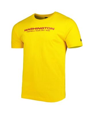 Men's Yellow Washington Commanders League Tonal T-Shirt