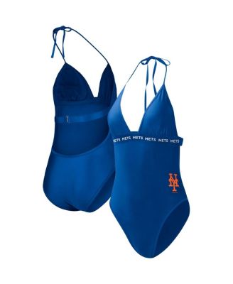 Women's Royal New York Mets Full Count One-Piece Swimsuit