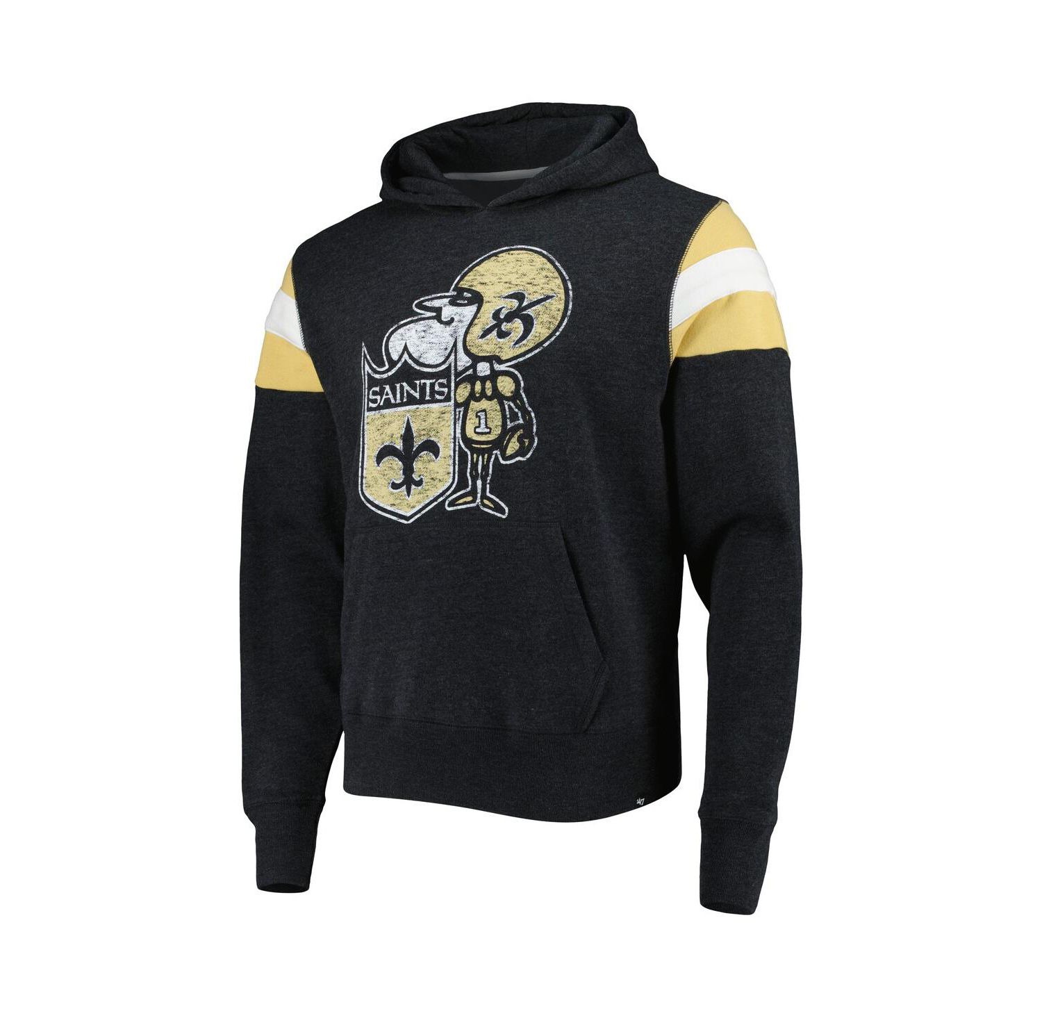 Men's Black New Orleans Saints Legacy Premier Nico Pullover Hoodie