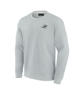 Men's and Women's Miami Dolphins Super Soft Pullover Crew Sweatshirt
