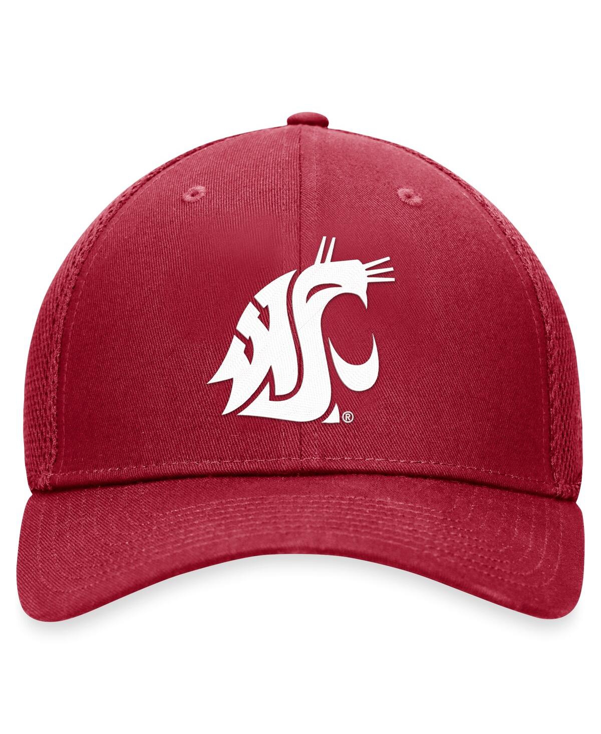 Top Of The World Men's Crimson Washington State Cougars Spacer Flex Hat In Crimson