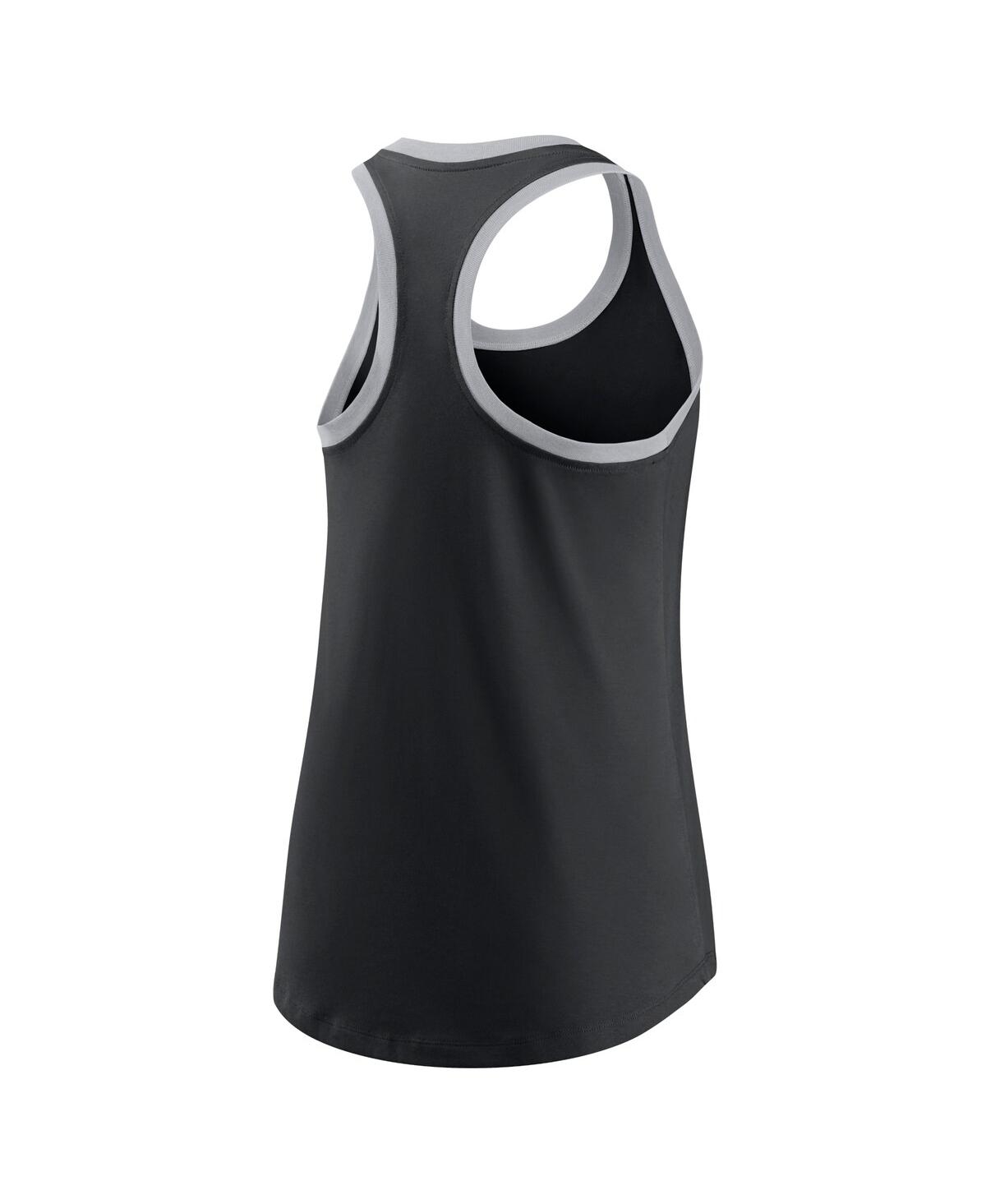 Nike Women'sChicago White Sox City Connect Tri-Blend Tank Top - Black