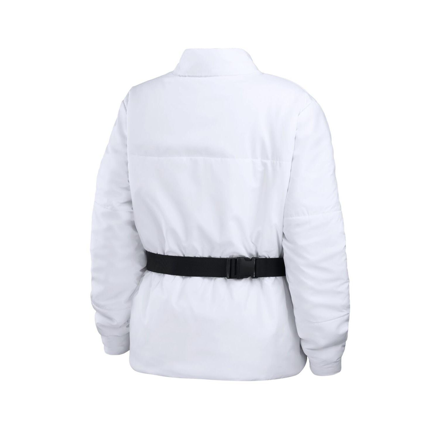 Women's White Carolina Panthers Packaway Full-Zip Puffer Jacket