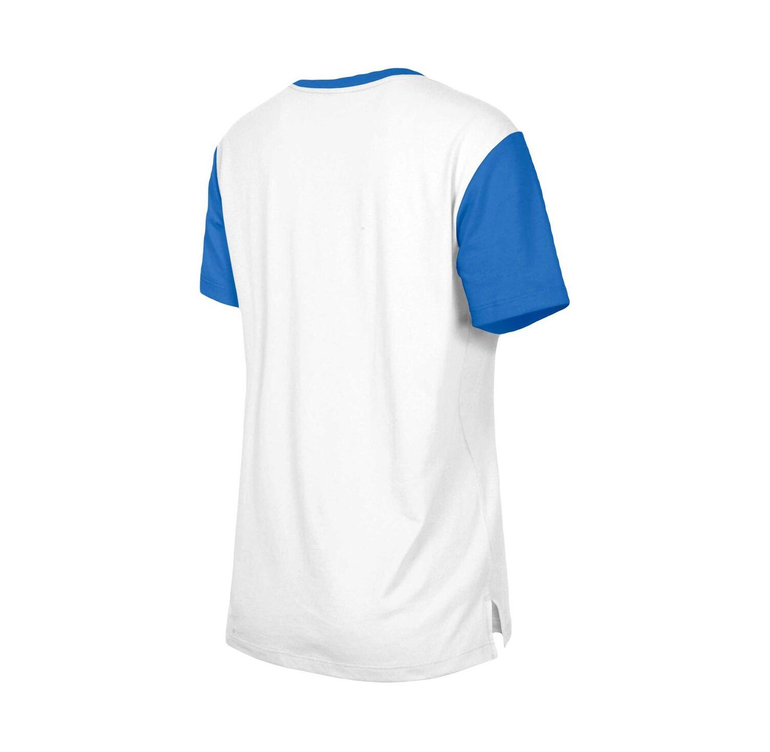 Women's White/Royal Los Angeles Rams Third Down Colorblock T-Shirt