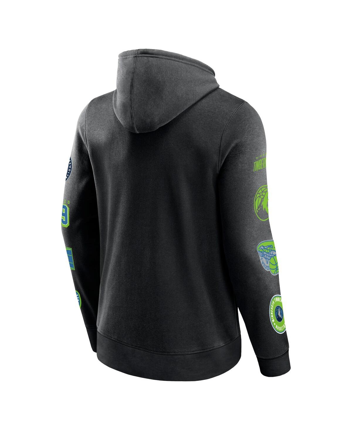 Fanatics Men'sMinnesota Timberwolves Home Court Pullover Hoodie - Black