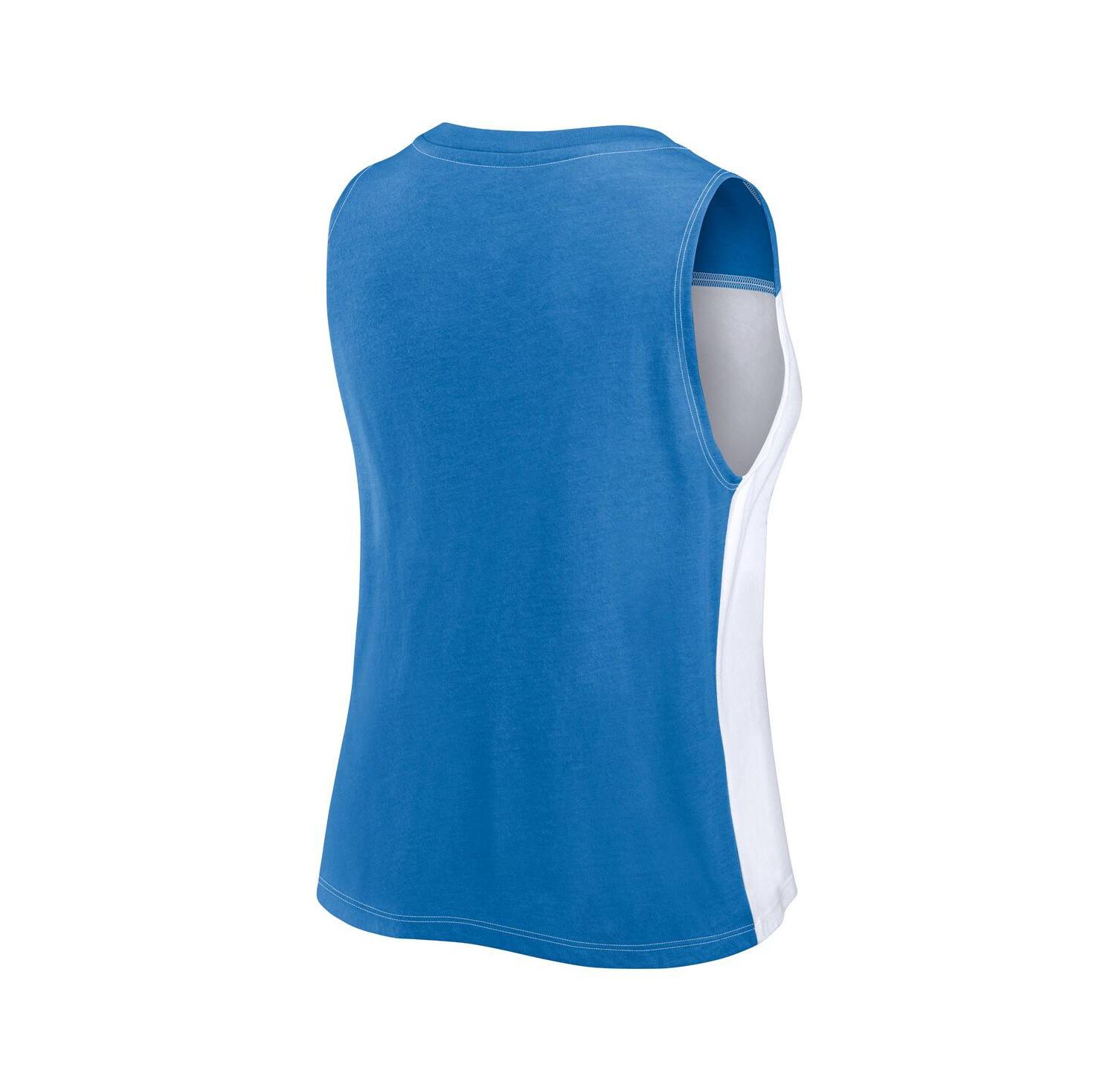 Women's Royal/White Los Angeles Dodgers Color-Block Tank Top
