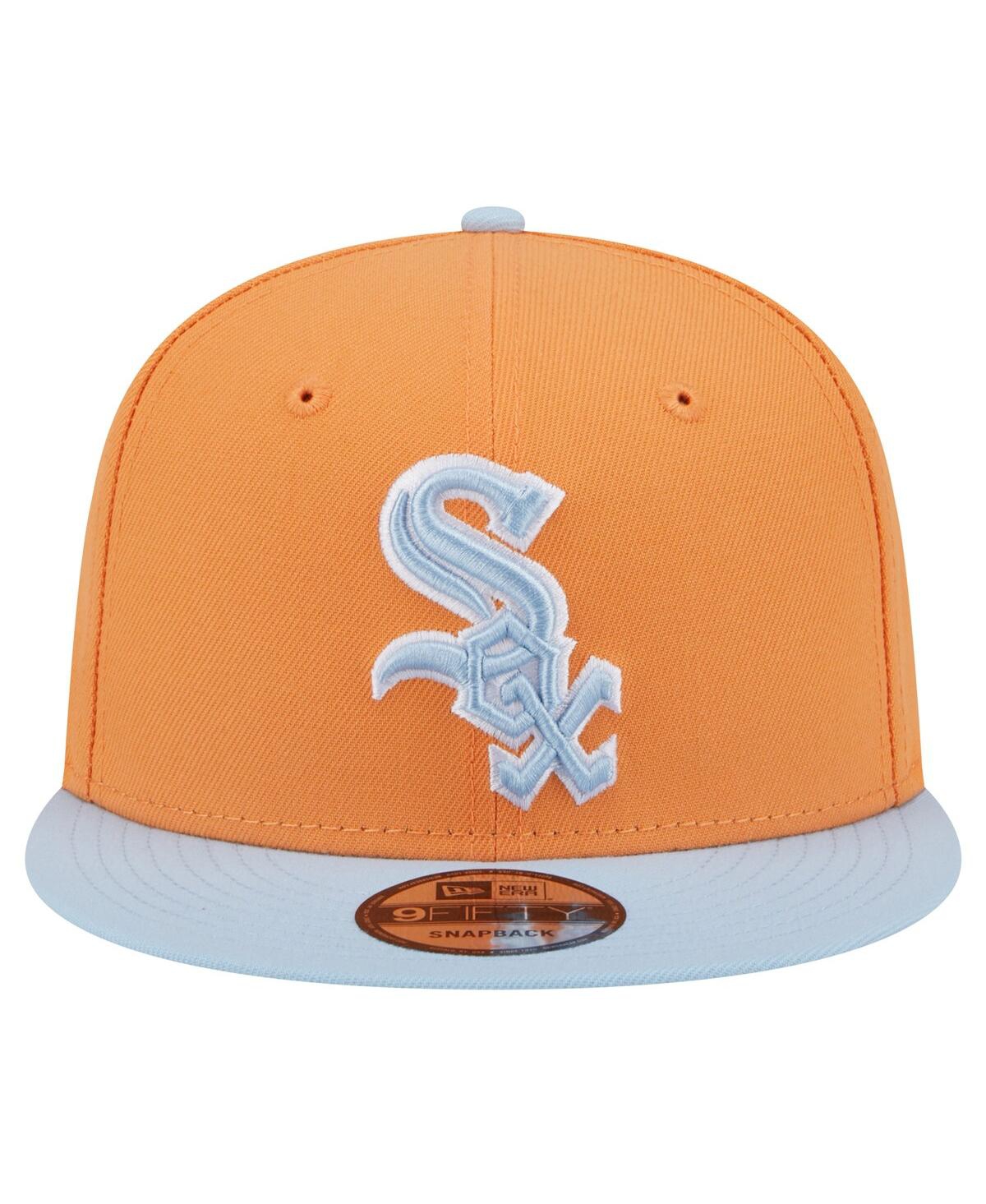Shop New Era Men's Orange Chicago White Sox Spring Color Two-tone 9fifty Snapback Hat