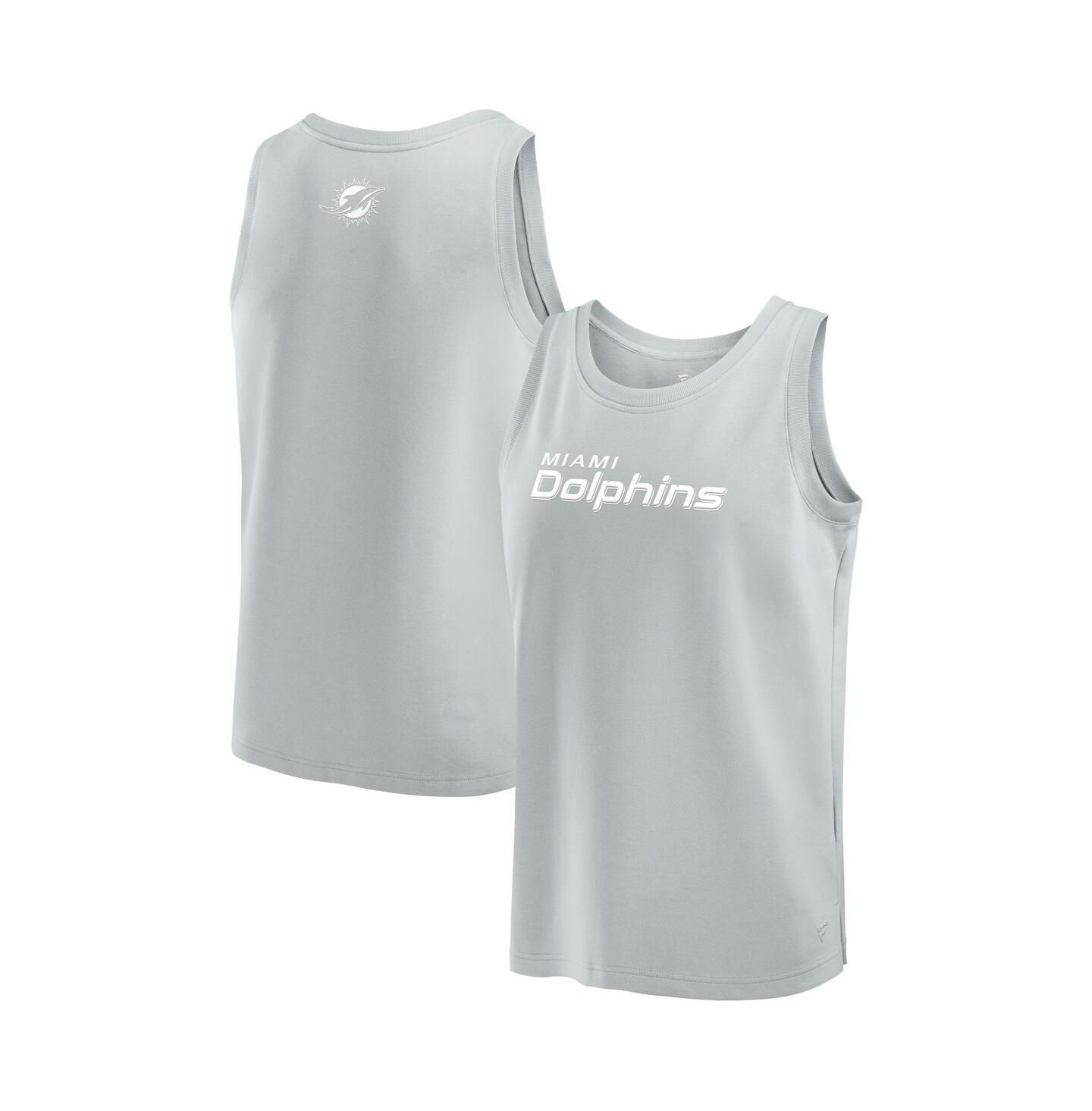 Мужской топ Fanatics Gray Miami Dolphins Elements — фото 1