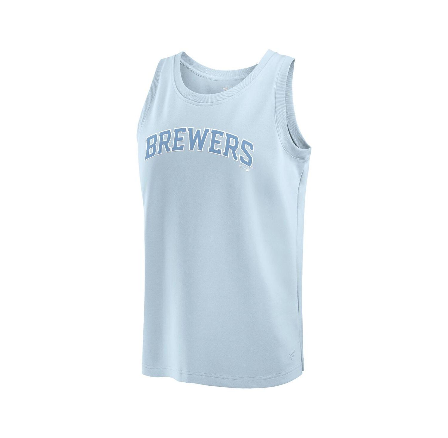 Men's Light Blue Milwaukee Brewers Elements Tank Top