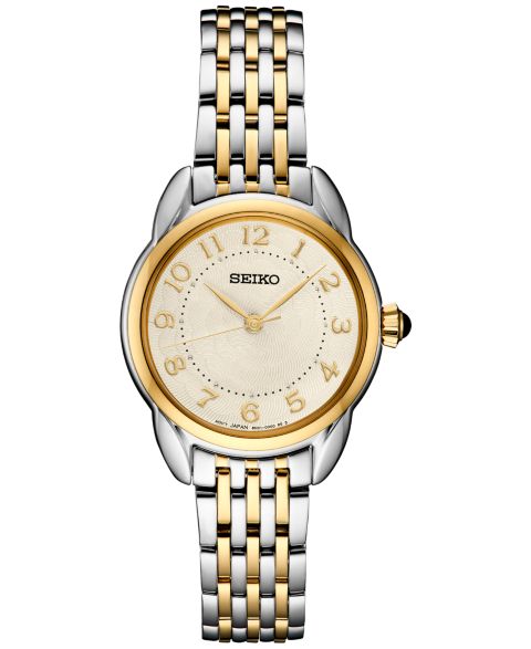 Женские часы Seiko Essentials Two-Tone Stainless Steel Bracelet Watch 29mm