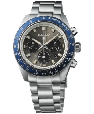 Men's Solar Chronograph Prospex Speedtimer Stainless Steel Bracelet Watch 41mm