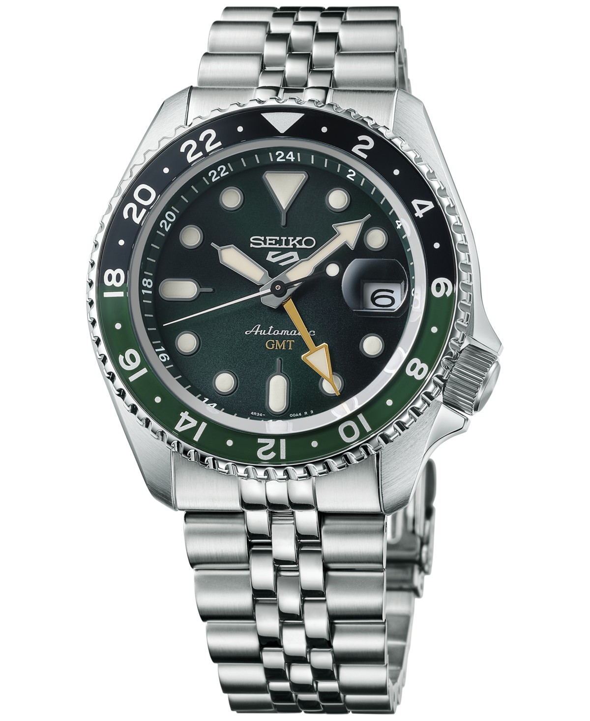 Мужские часы Seiko 5 Sports Automatic на стальном браслете 42.5мм SSK035 — фото 2